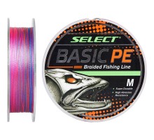 Шнур Select Basic PE 150m Multi Color 0.10mm 10lb/4.8kg (1870.30.91)