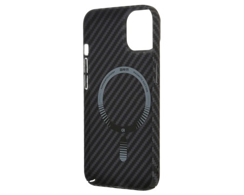 Чохол до мобільного телефона Armorstandart LikeCarbon MagCase Apple iPhone 14 Black (ARM66363)