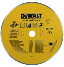 Диск пильний DeWALT алмазний бетон/цегла/підлогова плитка/кахель, 250х1.6х25.4 мм (DT3734)
