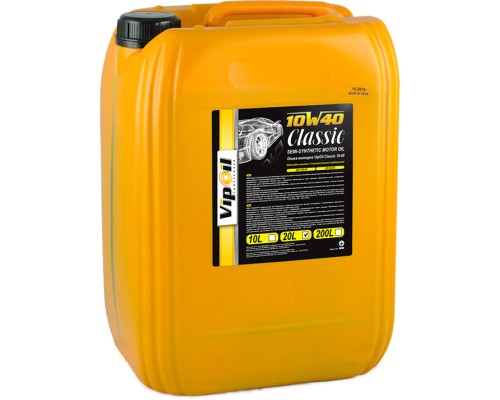Моторна олива VIPOIL Classic 10W-40 SG/CD, 20л (0162836)