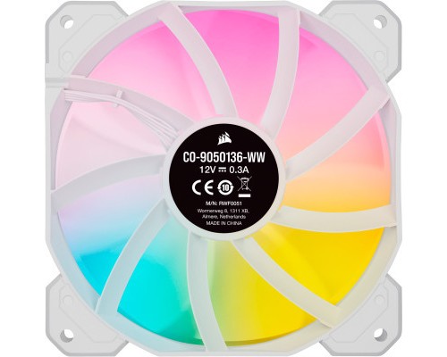 Кулер до корпусу Corsair SP120 RGB ELITE White (CO-9050137-WW)