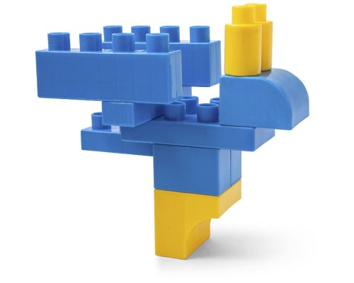 Конструктор Wader Kids Blocks 70 елементів в банці (41295)
