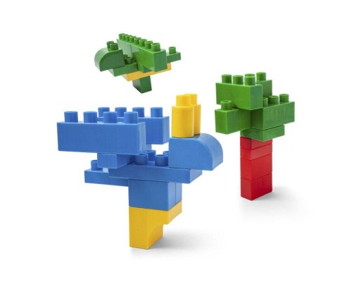 Конструктор Wader Kids Blocks 70 елементів в банці (41295)