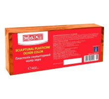 Пластилін Maxi скульптурний охра 400 г (MX60252-01)