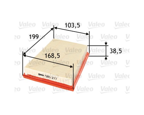 Повітряний фільтр для автомобіля Valeo 585277