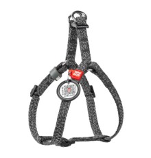 Шлея для котів WAUDOG Re-cotton з QR паспортом XS Ш 10 мм В=С: 28-40 см сіра (167011)