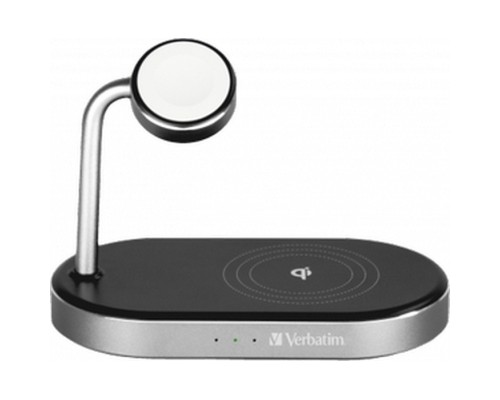 Зарядний пристрій Verbatim 3in1 Apple Watch and iPhone Charging Stand (49556)