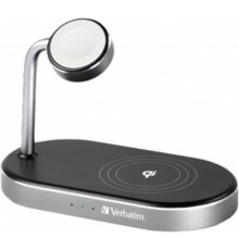Зарядний пристрій Verbatim 3in1 Apple Watch and iPhone Charging Stand (49556)