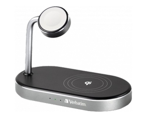 Зарядний пристрій Verbatim 3in1 Apple Watch and iPhone Charging Stand (49556)