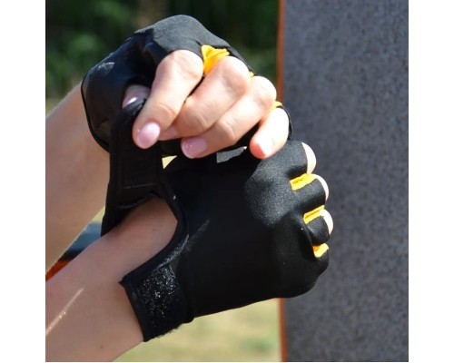 Рукавички для фітнесу MadMax MFG-251 Rainbow Orange M (MFG-251-ORG_M)