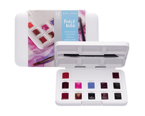 Акварельні фарби Royal Talens Van Gogh Pocket box Pinks & Violets 12 кольорів (8712079422813) Акварельні фарби Royal Talens Van Gogh Pocket box Pinks & Violets 12 кольорів (8712079422813)