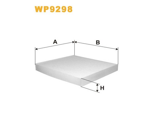 Фільтр салону Wixfiltron WP9298 Фільтр салону Wixfiltron WP9298