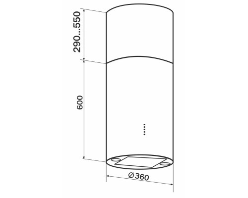 Витяжка кухонна GRANADO Segovia 3604-1200 inox (GCH6436477)