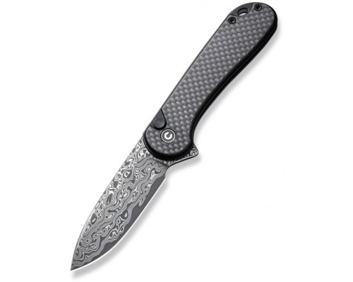 Ніж Civivi Button Lock Elementum II Damascus Carbon (C18062PB-DS1)