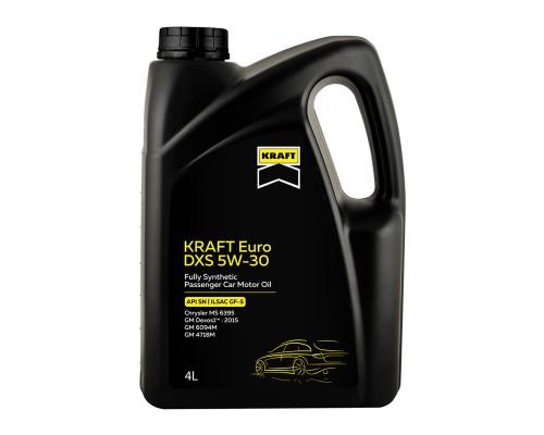 Моторна олива KRAFT Euro DXS 5W-30, 4л (708435)