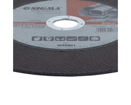 Круг відрізний Sigma по металу 300x3.0x32мм (1940861)