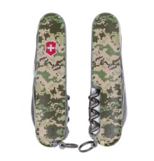 Ніж Victorinox Huntsman Army 91 мм Піксель + Лого (1.3713.3_W3941p)
