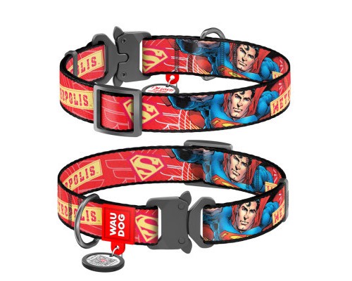 Нашийник для тварин WAUDOG Nylon з QR-паспортом 