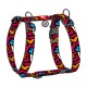Шлея для собак WAUDOG Nylon анатомічна H-подібна з QR-паспортом 