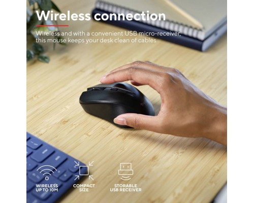 Мишка Trust Mydo Silent Wireless Black (25084)