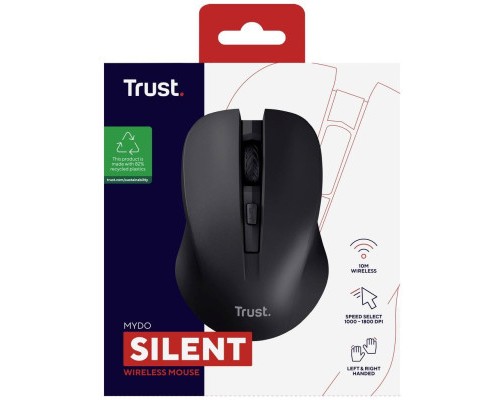 Мишка Trust Mydo Silent Wireless Black (25084)