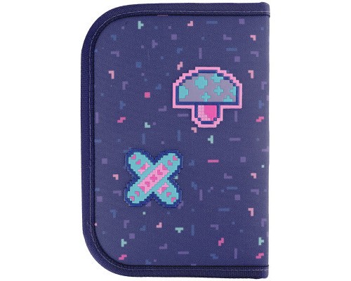 Пенал Kite Pixel Love K24-622-5, 1 відділення, 2 відвороти (K24-622-5)