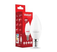 Лампочка Vestum C37 6W 4100K 220V E14 (1-VS-1303)