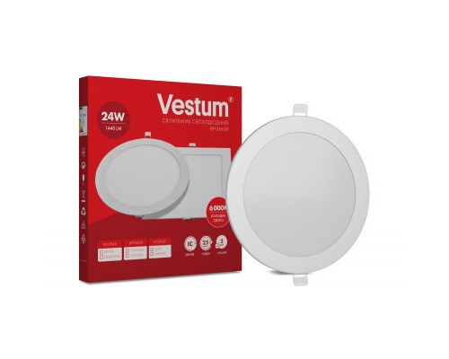 Світильник Vestum LED 24W 6000K 220V (1-VS-5106)