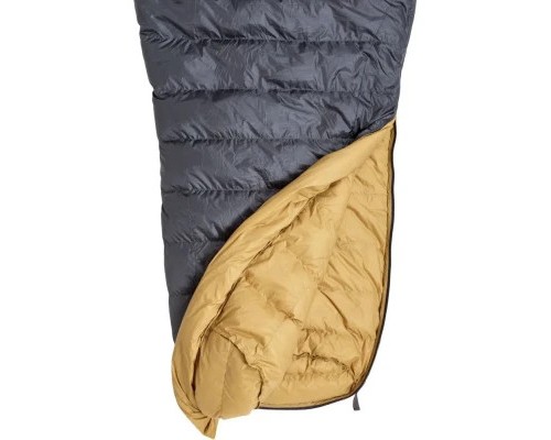 Спальний мішок Turbat Nox пуховий 250 grey/cheddar orange 195 см (012.005.0395)