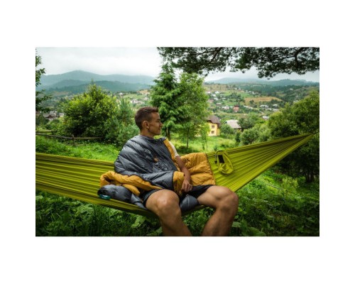 Спальний мішок Turbat Nox пуховий 250 grey/cheddar orange 195 см (012.005.0395)