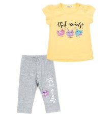 Набір дитячого одягу Breeze футболка і капрі (17087-110G-yellow)