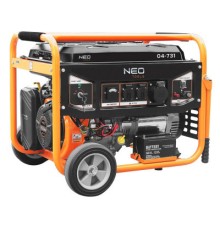 Генератор Neo Tools 230V, 1 фаза, 6/6.5kW, електростарт, AVR (04-731)