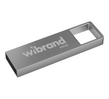USB флеш накопичувач Wibrand 16GB Shark Silver USB 2.0 (WI2.0/SH16U4S) 