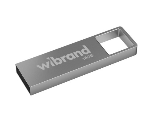 USB флеш накопичувач Wibrand 16GB Shark Silver USB 2.0 (WI2.0/SH16U4S) 