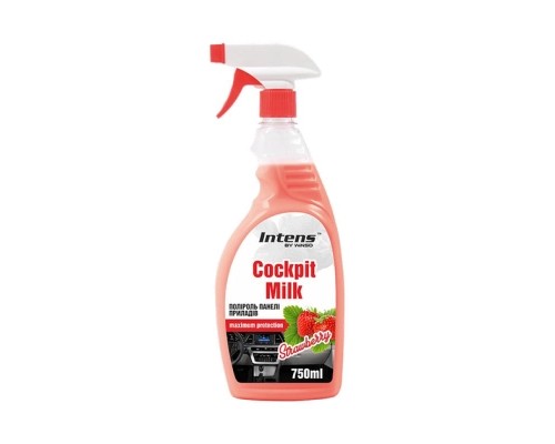Автополіроль WINSO COCKPIT MILK strawberry 750 мл (875014)