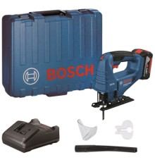 Електролобзик Bosch GST 183-LI безщітковий, 18V, 1х4Ah, 0-3300об/хв, хід 20мм, кейс (0.601.5B7.022)