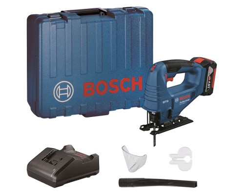 Електролобзик Bosch GST 183-LI безщітковий, 18V, 1х4Ah, 0-3300об/хв, хід 20мм, кейс (0.601.5B7.022)