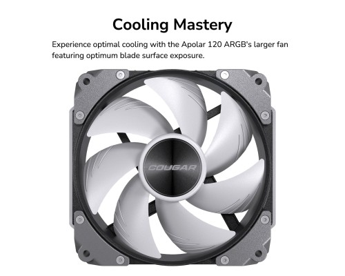 Кулер до корпусу Cougar Apolar 120 ARGB