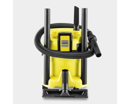 Пилосос будівельний Karcher акумуляторний WD 2-18, 18V, 12л (без АКБ та ЗП) (1.628-500.0)