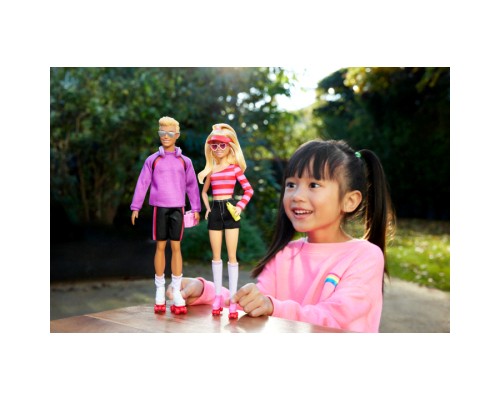 Лялька Barbie набір Барбі та Кен На роликах удвох (HXK90)