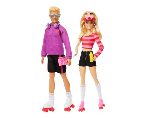 Лялька Barbie набір Барбі та Кен На роликах удвох (HXK90)