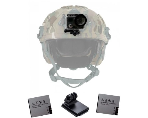 Екшн-камера AirOn ProCam 8 Tactical Helm Kit (4822356754510)