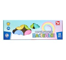 Гуашеві фарби Школярик Пастельні 12 кольорів (301118001-UA)