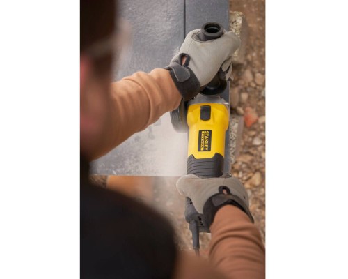 Шліфувальна машина Stanley кутова FATMAX, 1100 Вт, 3000-11000 об/хв, 125 мм, 2.2 кг (FMEG225VS)