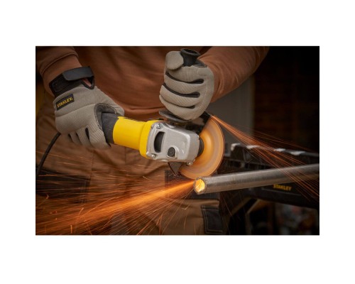 Шліфувальна машина Stanley кутова FATMAX, 1100 Вт, 3000-11000 об/хв, 125 мм, 2.2 кг (FMEG225VS)