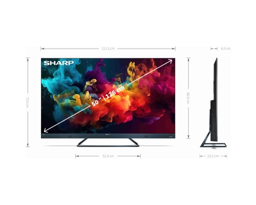 Телевізор Sharp C50FQ5E (4T-C50FQ5EM2AG)