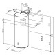 Витяжка кухонна Faber Cylindra Plus Bk Matt A37 (335.0606.998)