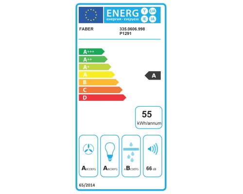 Витяжка кухонна Faber Cylindra Plus Bk Matt A37 (335.0606.998)