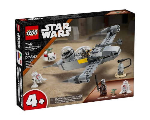 Конструктор LEGO Star Wars Зоряний винищувач N-1 Мандо й Ґроґу (75410)