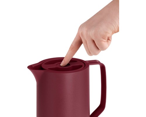 Термос Tefal Motiva, 1л, пластик, скло, бордовий (N4170210)